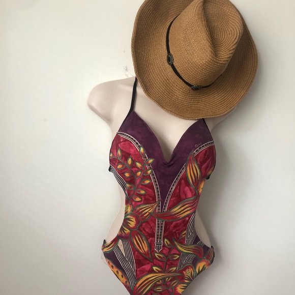 Parah one piece swim suite size USA 34 cup B with cover up - Picture 9 of 13